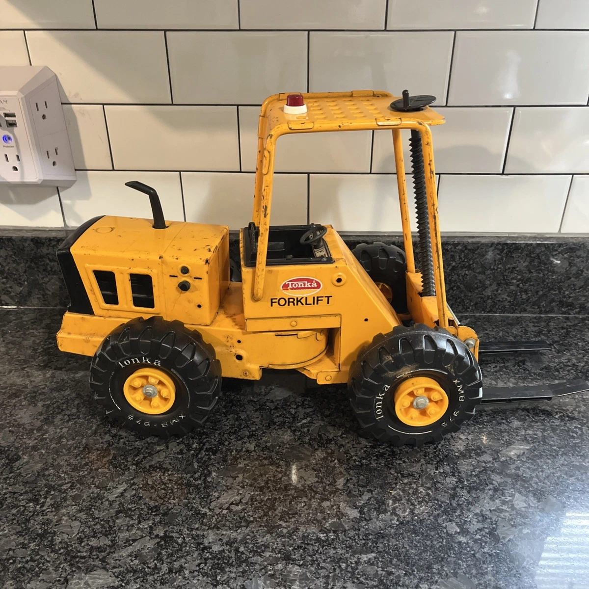 Tonka フォークリフト ミニカー Tonka Forklift Indiana Vintage Manufacture Diecast Construction