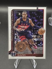 2025 Topps Basketball Alex Sarr Gold Rookie Team Stamp #96 Washington Wizards