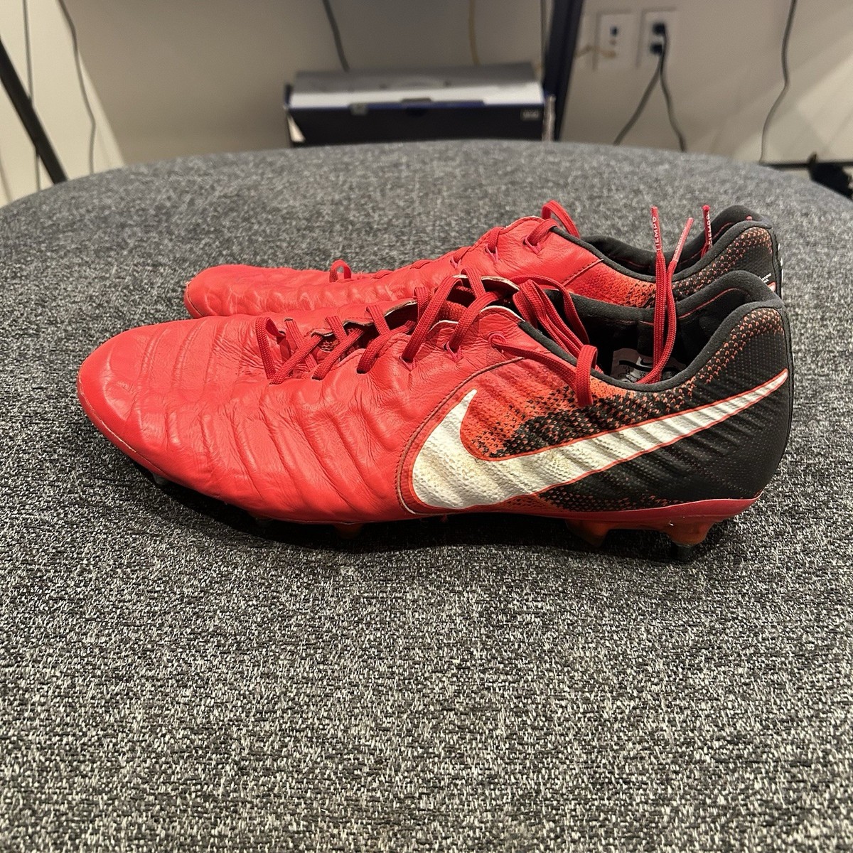 Nike Tiempo Legend VII SG 897753-617 Elite Size 14 Red Men's