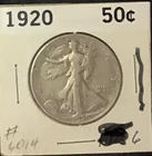 1920-P WALKING LIBERTY HALF DOLLAR KEY DATE