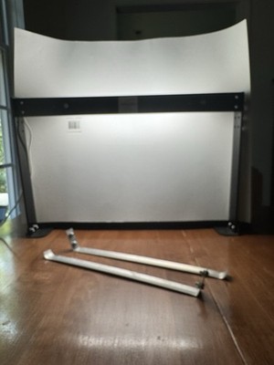 White Mystudio Tabletop Photo Studio By Studio Pro Cyc, Lamp Light
