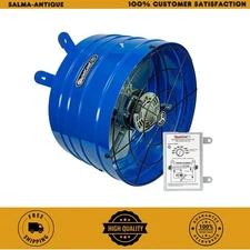 QuietCool Gable Mount Attic Fan 120V 1945-CFM 2-Speed w/ Built-In Thermostat