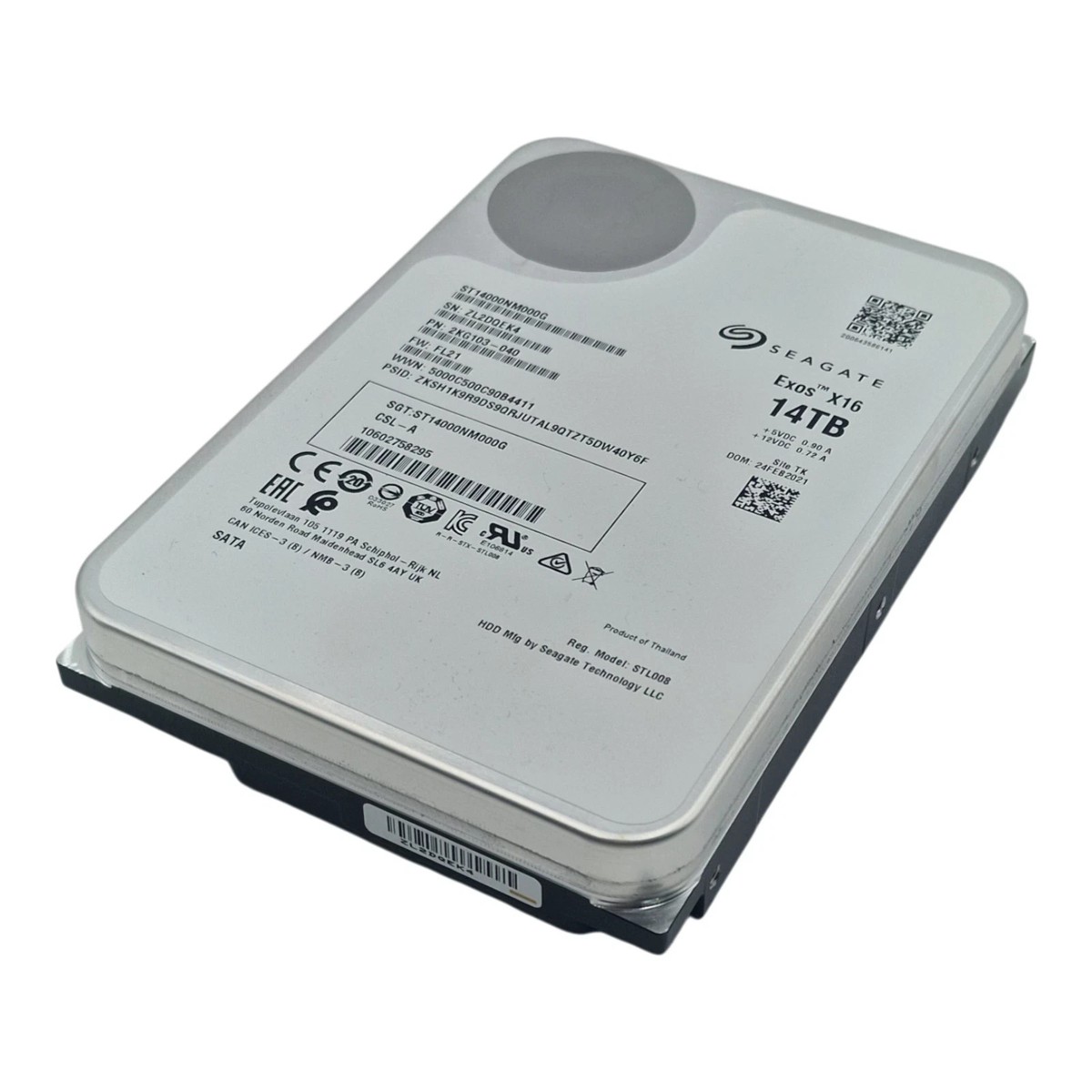 sx1022様まとめ買い専用 Seagate Exos X16 14TB x4 Seagate Exos X16 14TB, SATA, 3.5'' Internal Hard Drive