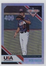 2020 USA Baseball Stars & Stripes Longevity Holo Foil 39/99 Nick Frasso #23 g2u