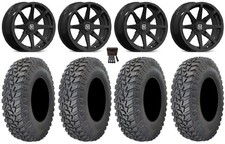 Valor V01 14 Wheels Black 30 Parallax Tires Cfmoto Zforce 950 Uforce 1000 Valor V01 14 Wheels Black 30 Parallax Tires Cfmoto Zforce 950 Uforce 1000