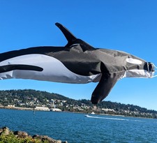 40  Orca Whale Windsock   Coastal Outdoor Gar...