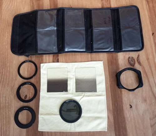 Cokin P Series FIlter Kit, 2x grad + 1 Circular polariser, 3x rings, Bag, Holder