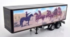 1:18 Road Kings Semi Trailer Black/Decor