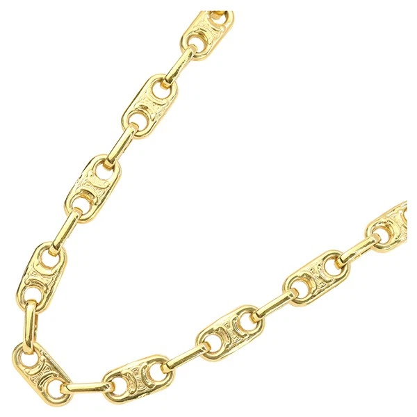 Collana CELINE catena lunga in oro di macadam