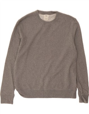 MARKS & SPENCER Herren Sweatshirt Pullover Large Grau Baumwolle CR07
