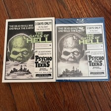 THE GATES OF HELL / PSYCHO FROM TEXAS w/Slipcover Blu-Ray DARK FORCE Sealed OOP