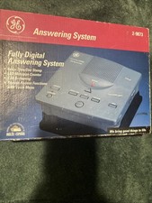 GE Answering System 2-9873 General Electric Fully Digital Voice Time/Day Stamp