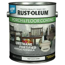 Rust-Oleum 262363 Tint Base Satin Porch & Floor Urethane Finish Paint