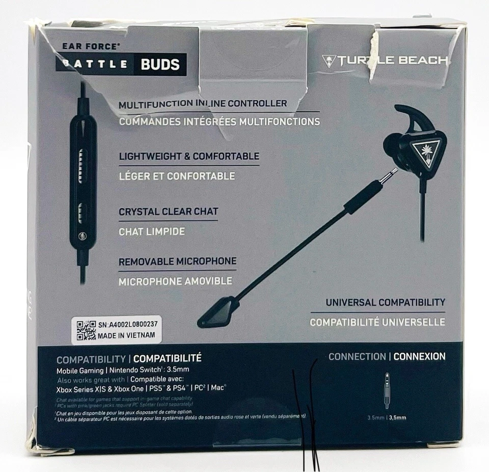 Turtle Beach TBS400201 Battle Buds Wired In-Ear Multi Platform Gaming Headset - Image 2 of 3