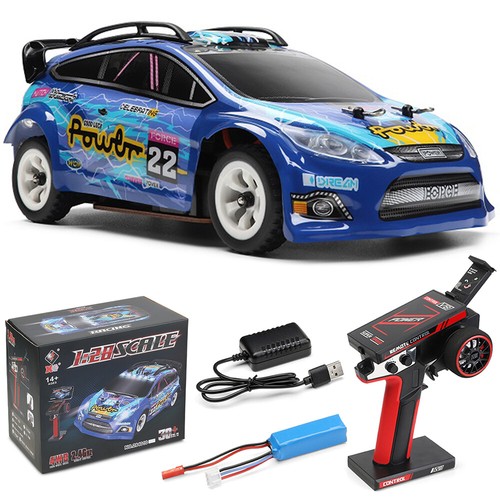 Wltoys 284010 Mini Allrad Drift 2,4G 1/28 RC Rallye Auto 30km/h LED Transmitter RTR - Bild 5 von 26
