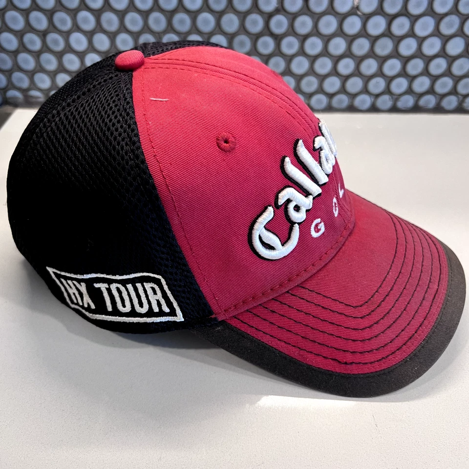 Gorra Callaway Gorra Correa Trasera Roja Negra Golfista Informal Para Hombre Golfista Foto 3 de 4