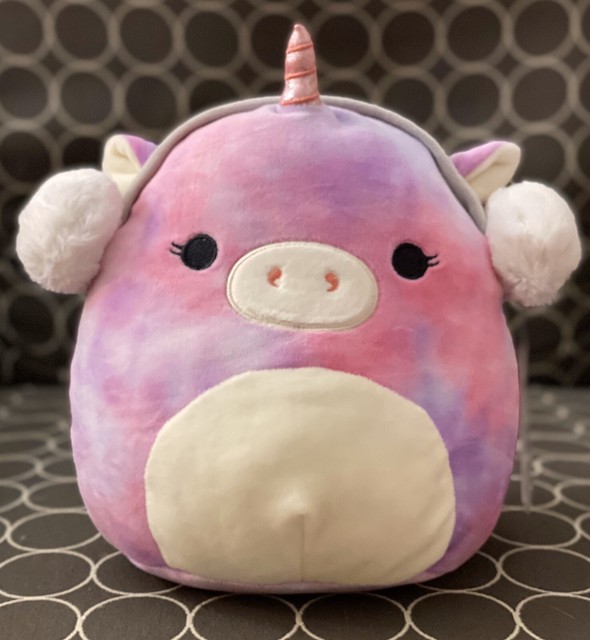 NWT Squishmallow 8â Tie Dye Unicorn Lola Christmas 2019 NEW Plush Kellytoy | eBay