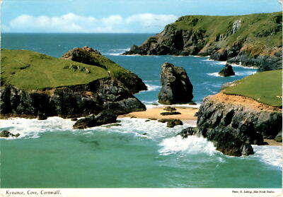 Kynance, Cove, Cornwall, E. Ludwig, John Hinde Studios, Lizard, Postcard