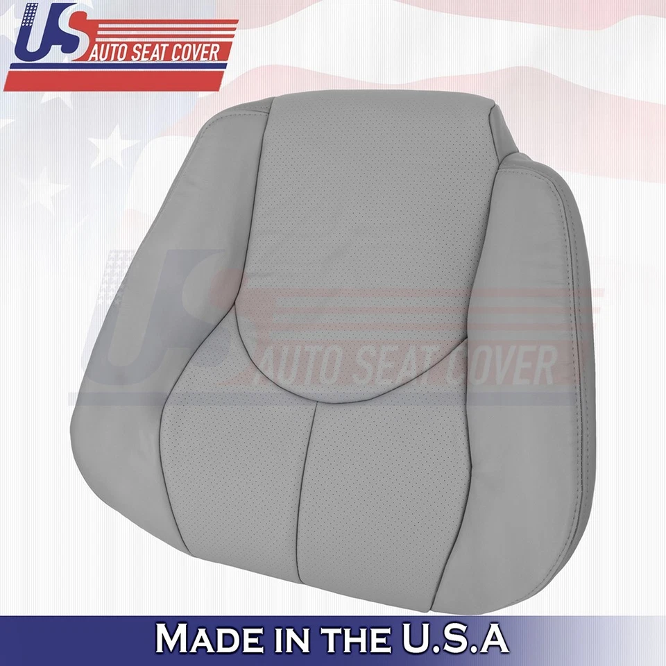 1996 to 2002 For Mercedes Benz SL320 Driver Bottom & Top Perf Leather Cover Gray - Image 3 of 4