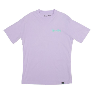 PULL AND BEAR Rick And Morty Damen T-Shirt Lila XS