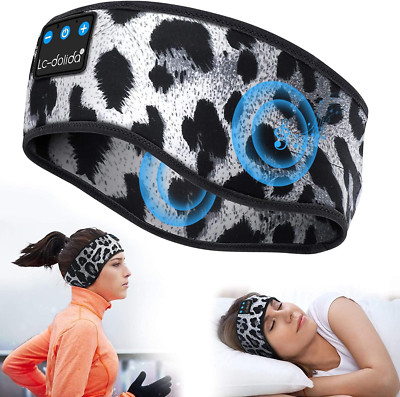 Sleep Headphones Bluetooth Headband, Headband Headphones Wireless Earphones Buil