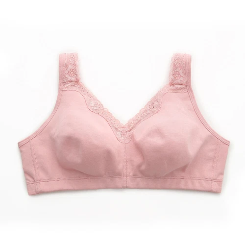 Women's Cotton Plus Size Bra Everyday Wirefree Unlined Full Coverage Non-Padded - Bild 35 von 56