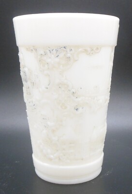 1904 St. Louis World's Fair Louisiana Purchase Souvenir White Milk Glass  Tumbler | eBay