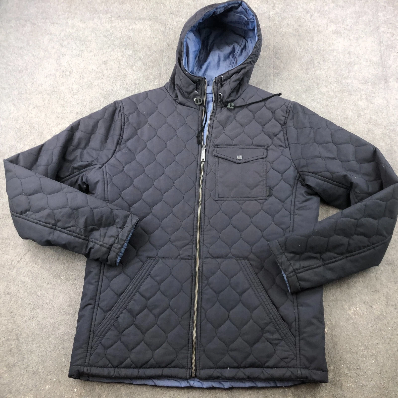 burton reversible dryride hooded snowboarding jacket