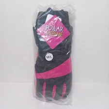 Polar Extreme 3M Thinsulate Insulation Women's Gloves Black/Pink Size M/L