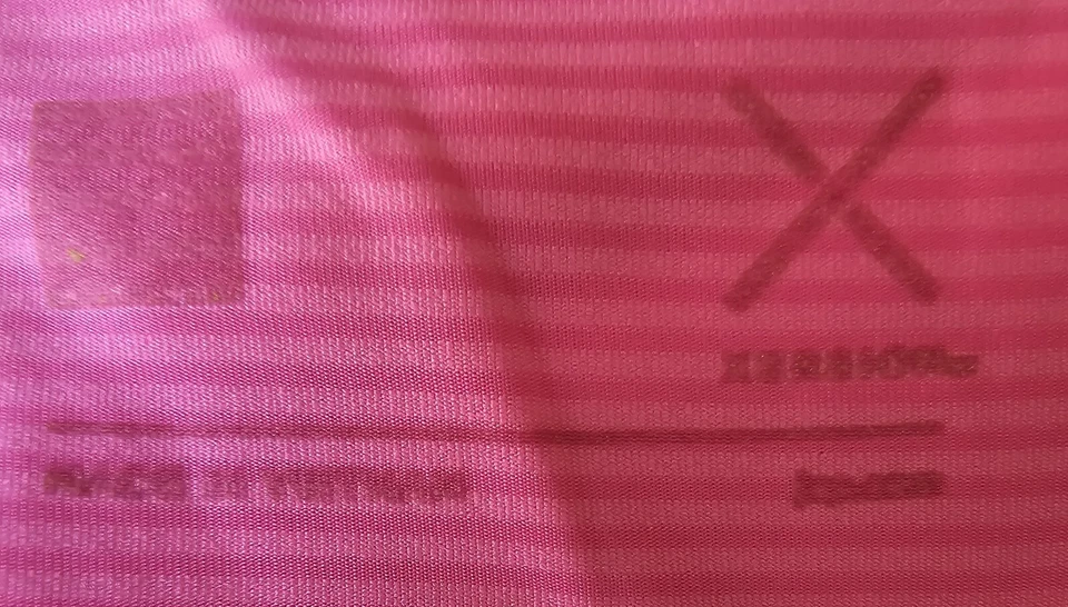 Camisa blusa Xersion para mujer talla M L mediana grande rosa a rayas Foto 2 de 4