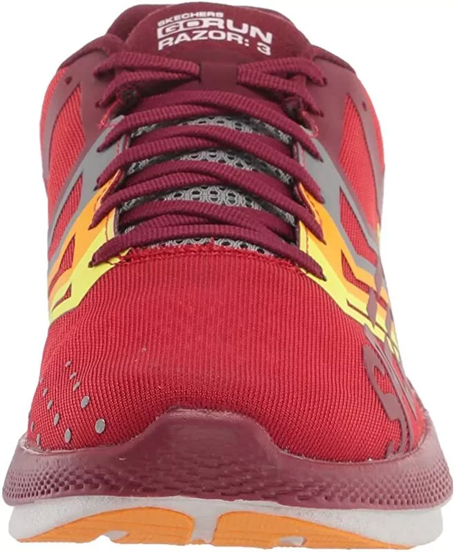 Skechers go run 3 on sale womens red
