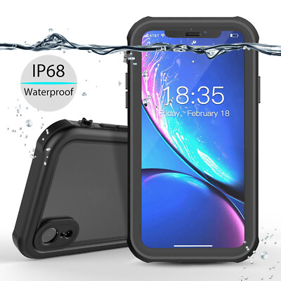 For iPhone XS Max Waterproof Shockproof Dustproof IP68 Full-Body Sturdy Case US