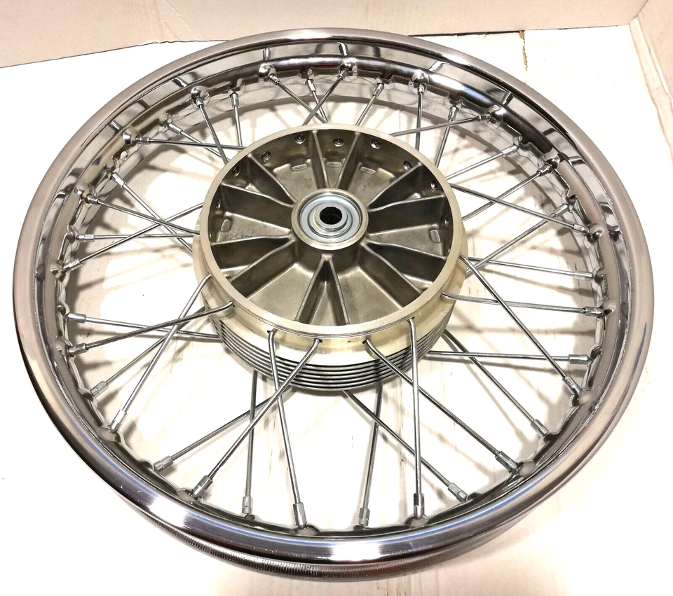 Neue Hintenrad Vorderrad 16" Chrom für Jawa 350 250 559 360 Panelka Speichenrad - Bild 2 von 3