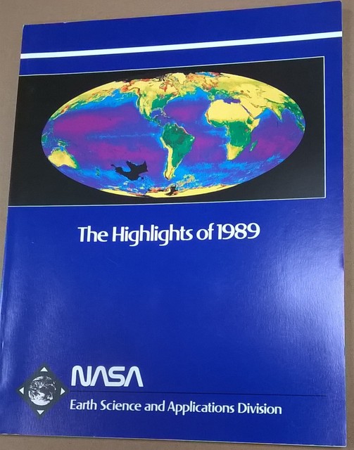 NASA Mission to Earth HIGHLIGHTS OF 1989 softcover 88page book