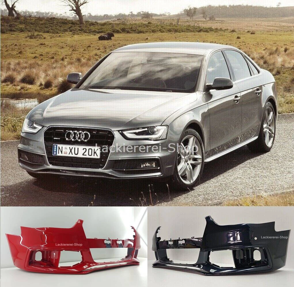 STOßSTANGE VORNE LACKIERT IN WUNSCHFARBE NEU für Audi A4 B8 2011 