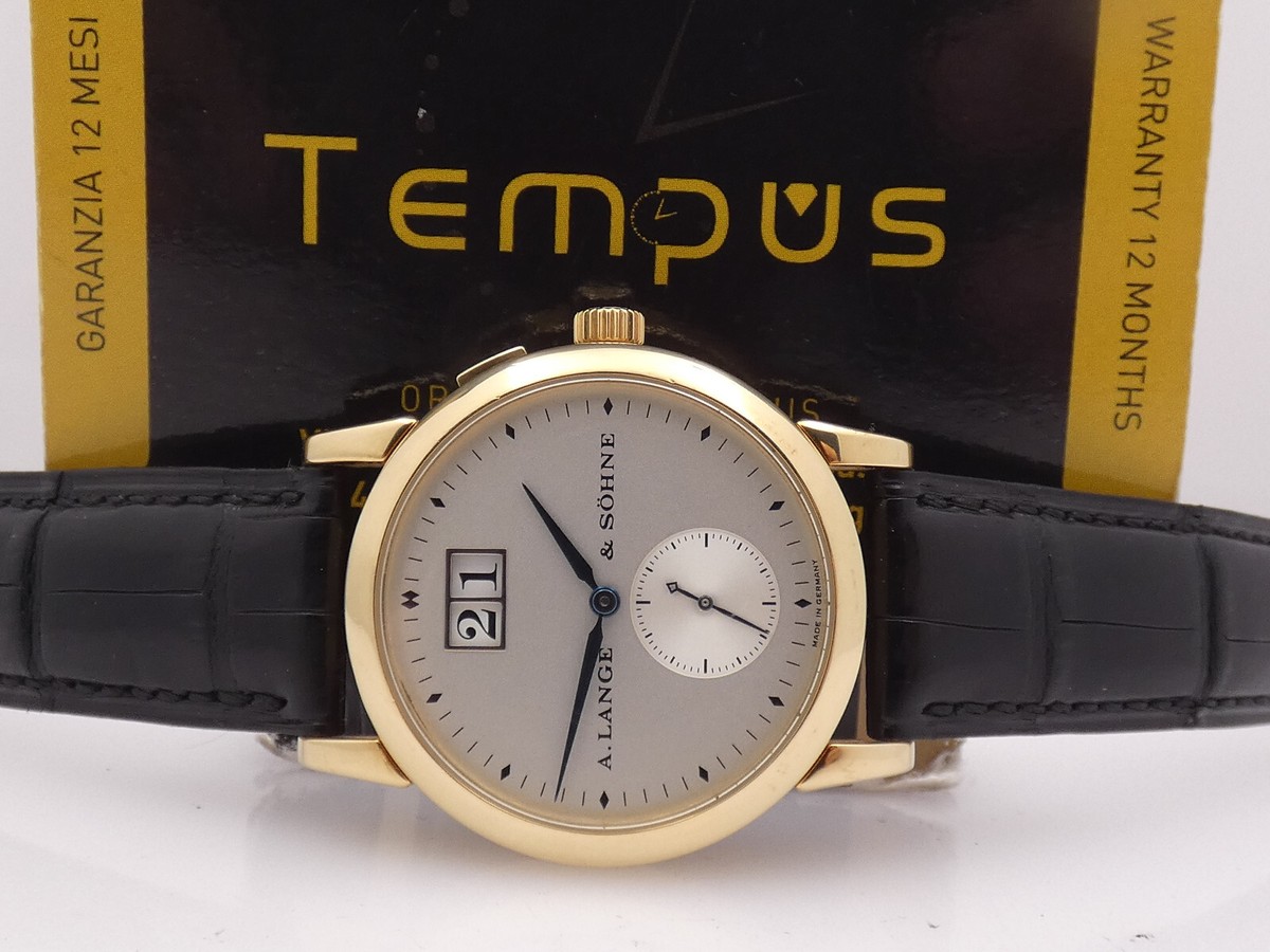 SOHNE SAXONIA BIG DATE 1st SERIES 18KT