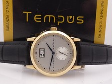 A.LANGE & SOHNE SAXONIA BIG DATE 1st SERIES 102.002 18KT GOLD BOX & PAPERS WATCH