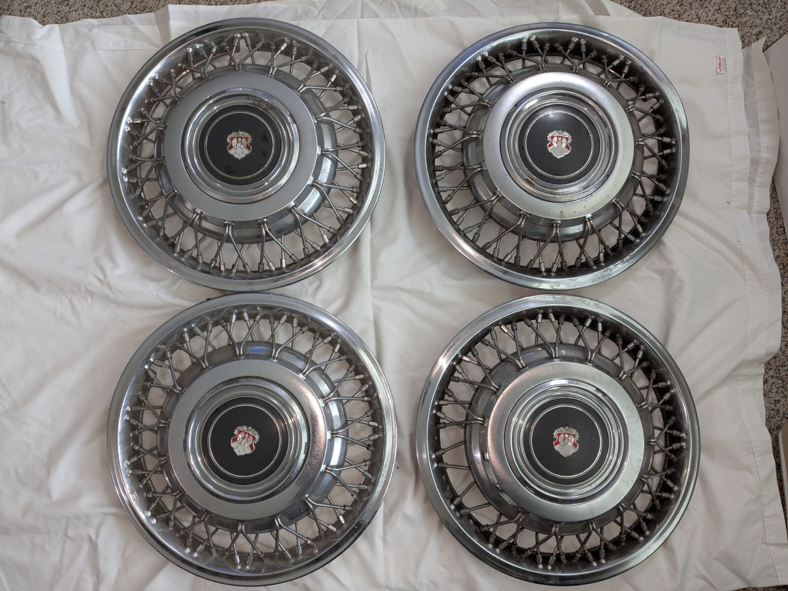 BEAUTIFUL Set Of FOUR (4) Vintage OLDSMOBILE 14