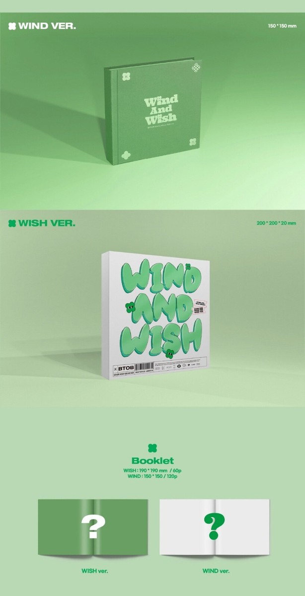 BTOB - WIND AND WISH (12th Mini Album) CD+Photobook+Photocard+