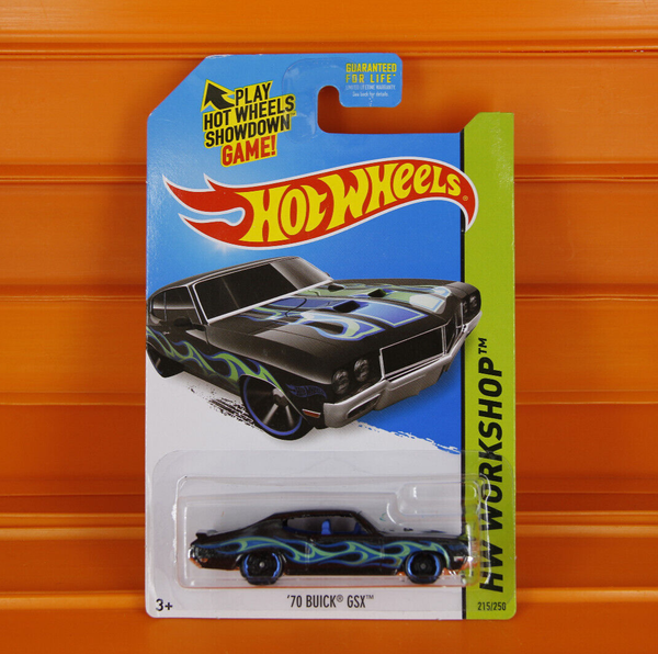 Hot Wheels - 2014 - '70 Buick Gsx (Schwarz) Heat Fleet 5/10 - 215/250 *Longcard-image