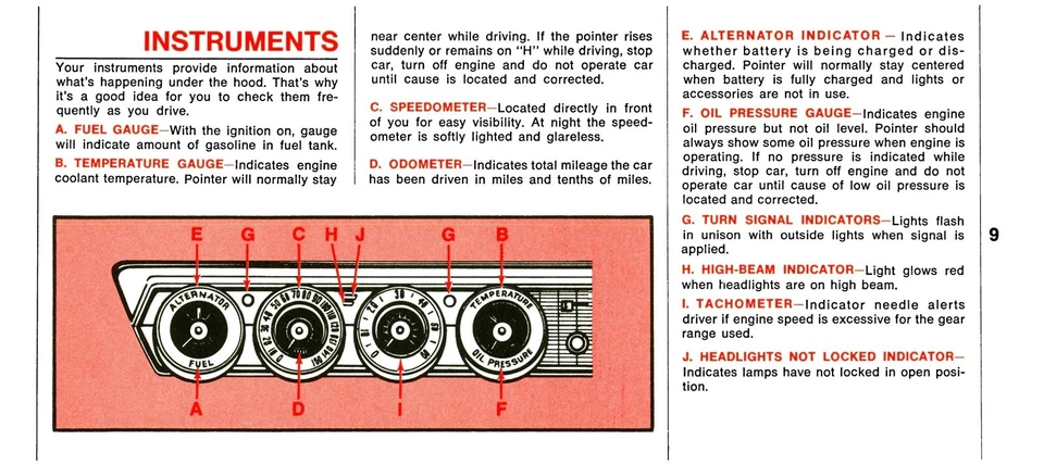 Dodge Charger 1967 manual del propietario - color Foto 4 de 4