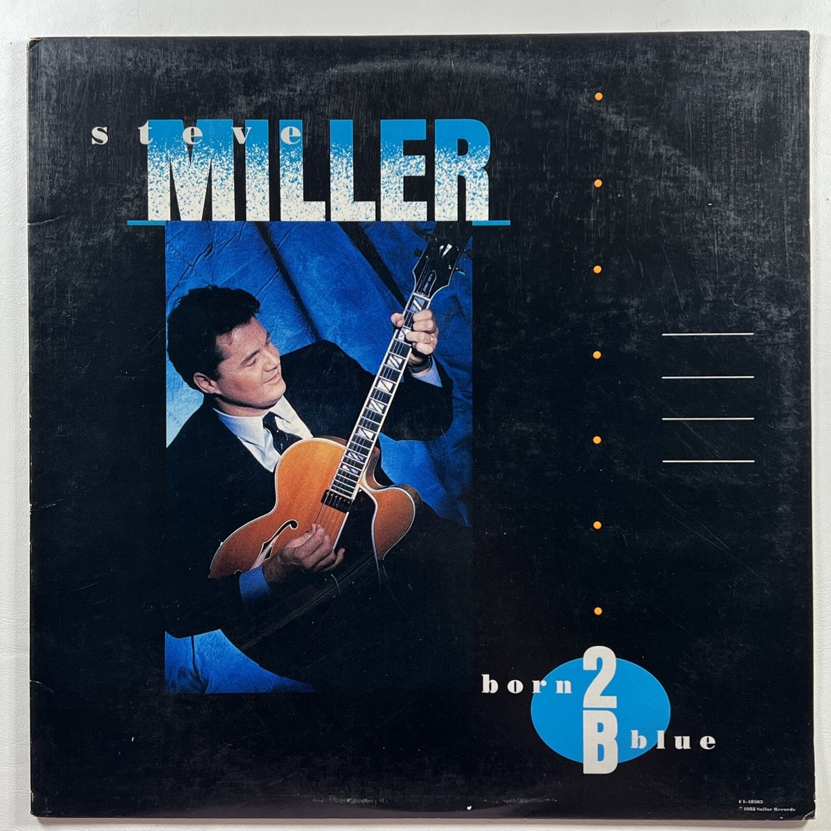 Steve Miller “Born 2B Blue” LP/Capitol Records C1-48303 (NM) 1988