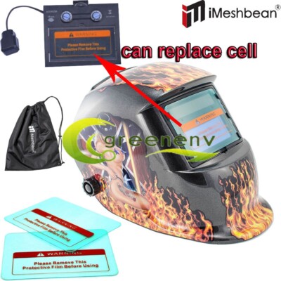 Pro Solar Welder Mask Auto-Darkening Welding Helmet Arc Tig mig grinding USA