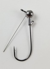 12 - 1/4oz 3/0 Painted Weedless Jigheads FLATEYE Grub Head Swimbait Umbrella Rig