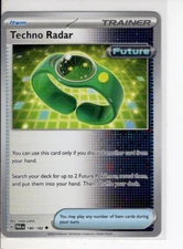 TECHNO RADAR TRAINER PARADOX RIFT SET POKEMON CARD 180/182 NM/M