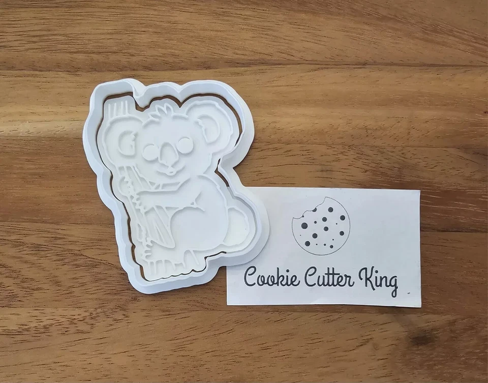 Australian Animals Cookie Cutter & Embosser Stamps - Kangaroo Koala Devil - image 3 of 4