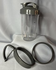 Blendin 32oz Colossal Cup Jar  Flip Lid Compatible with Nutribullet 600 900W