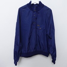 Vintage 80s Eddie Bauer Men's Anorak Jacket Snap T Windbreaker NavySize Large