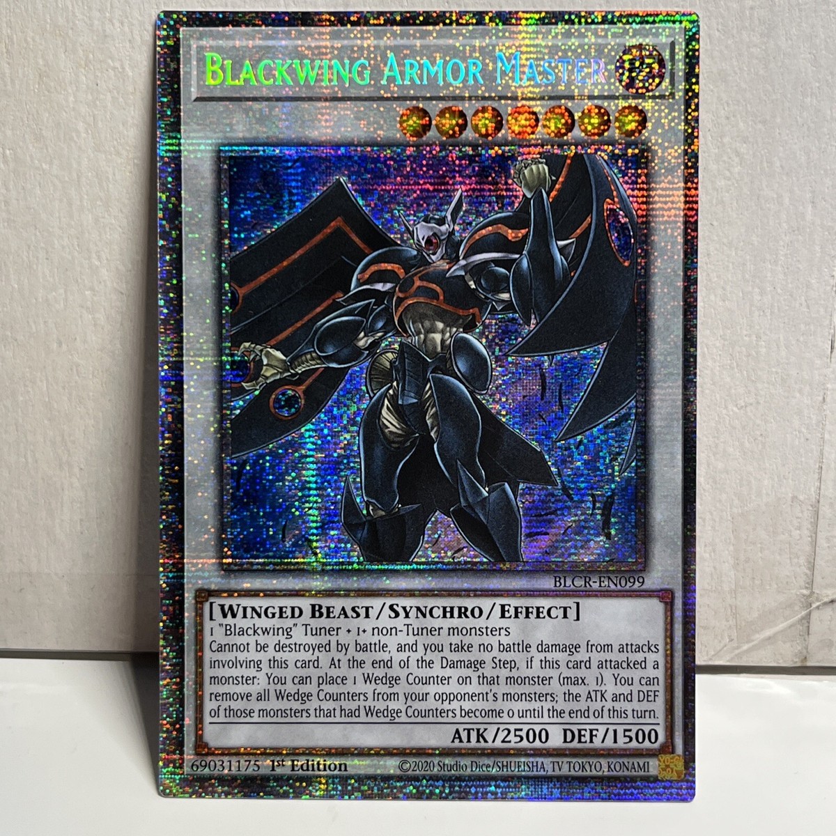 Yu-Gi-Oh! Blackwing Full Armor Master - LDS2-EN044 Secret Rare 1st Edition Collectible Card - View #9