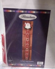 Herrschners Santa Claus HoHoHo Wall Hanging Plastic Canvas No 575471